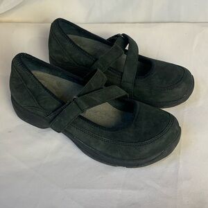 Dansko Women's US 9.5 EU 40 Kiki Black Suede Mary Jane Comfort Shoe